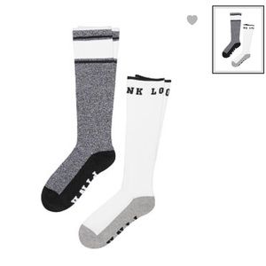 ✨2 pairs✨ PINK VS Knee high socks NIP